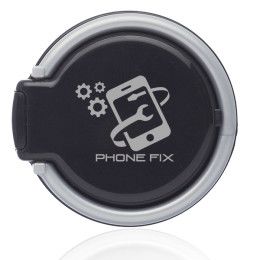 Custom Eclipse Plastic Ring Cellphone Holders - Black