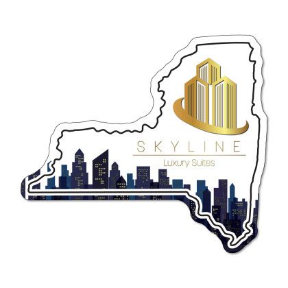 Custom New York NoteKeeper Magnet 20 Mil - City Stock Custom New York NoteKeeper Magnet 20 Mil - City Stock