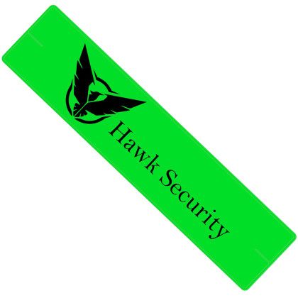 Custom Wide Action-Band Bracelet - Fluorescent Green Custom Wide Action-Band Bracelet - Fluorescent Green