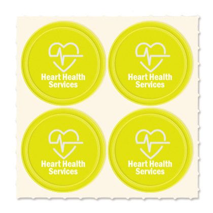 Custom Quad Dots - Fluorescent Yellow