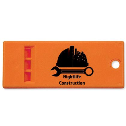 Custom Three-Tone Whistle - Orange 