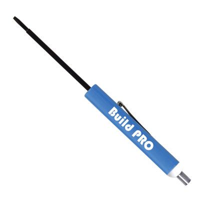 Custom Pocket Screwdriver - 2.5mm Tech Blade/Magnet Top - Bright Blue 