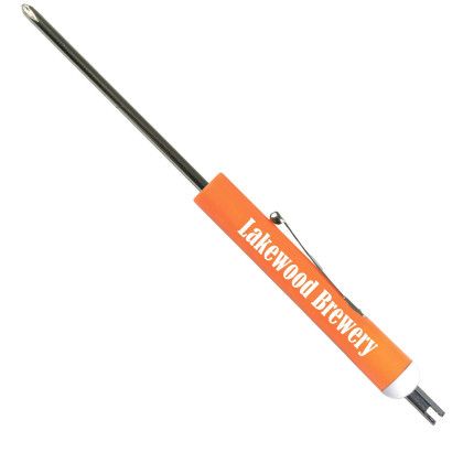Custom Pocket Screwdriver 0 Phillips Blade/Valve Stem Top - Orange 
