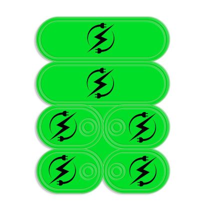 Custom Tag-Stix - Fluorescent Green 