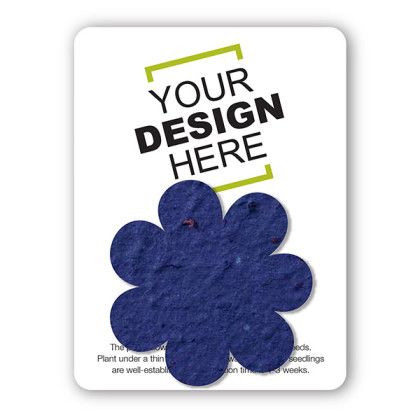 Custom The Mini Seed Paper Gift Pack - Flower - Royal