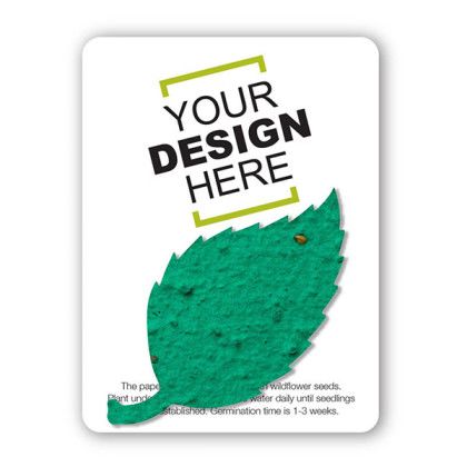 Custom The Mini Seed Paper Gift Pack - Basil leaf - Forest