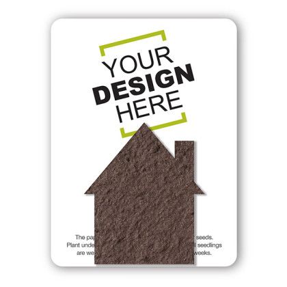 Custom The Mini Seed Paper Gift Pack - House - Coffee