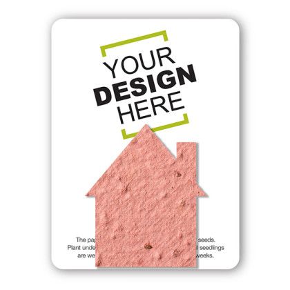 Custom The Mini Seed Paper Gift Pack - House - TerraCotta