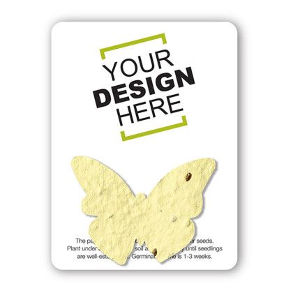 Custom The Mini Seed Paper Gift Pack - Butterfly- LightYellow