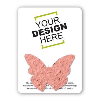 Custom The Mini Seed Paper Gift Pack - Butterfly- TerraCotta