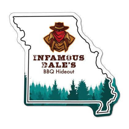 Custom Missouri NoteKeeper Magnet 20 Mil - Forest Stock