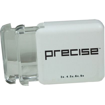 Custom 4-Way Magnifying Glass - White Custom 4-Way Magnifying Glass - White