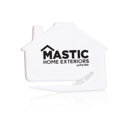 Custom House Letter Openers - White