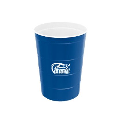 Custom 16 Oz. Steel Chill-Cups - Blue 