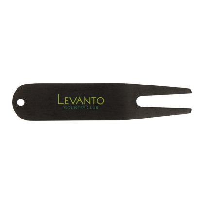 Custom Classic Metal Divot Tool - Black 