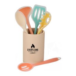 Custom Silicone Cooking Utensil Set  - Multicolor 