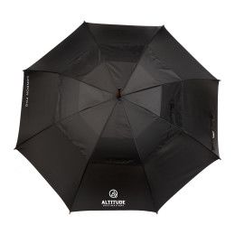 Custom 48" London Fog Automatic Fashion Stick Umbrella  - Black 