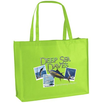 Celebration Reusable Tote-George-Full Color-20x6x16 - Lime