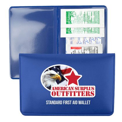 Custom Medi-Fey Standard First Aid Wallet - Royal Blue Custom Medi-Fey Standard First Aid Wallet - Royal Blue