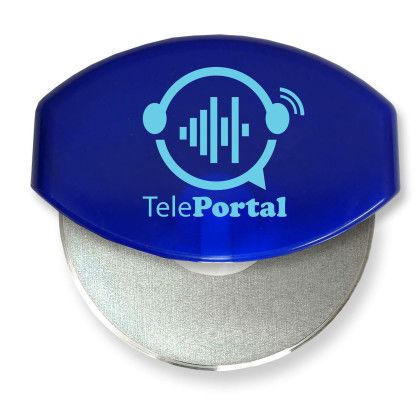 Custom The World's Best Gourmet Pizza Cutter - Translucent Blue 