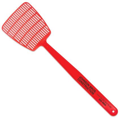 Custom Medium Standard Fly Swatter - Red