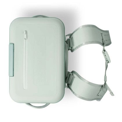 Custom BrüMate MagPack 24-Can Shoulder Sling Soft Cooler - Blank - Sage Top View