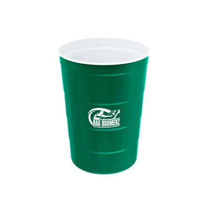 Custom 16 Oz. Steel Chill-Cups - Green 