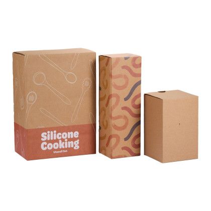 Custom Silicone Cooking Utensil Set  - Box View