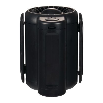 Custom Hands-Free Rechargeable Waist Fan - Black Side View
