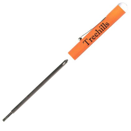 Custom Pocket Screwdriver - Rev. 2.5 mm Tech 0 Phillips Blade w/Button Top - Orange 