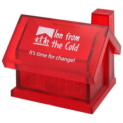 Custom Red House Bank - Red Custom Red House Bank - Red