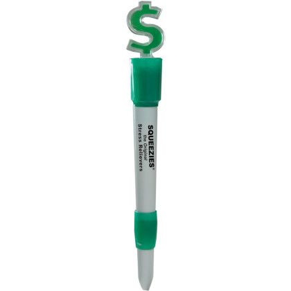 Custom Ballpoint Light Up Dollar Sign Pen 