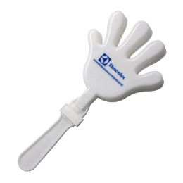 Custom Clapping Hands Noise Maker - White Custom Clapping Hands Noise Maker - White