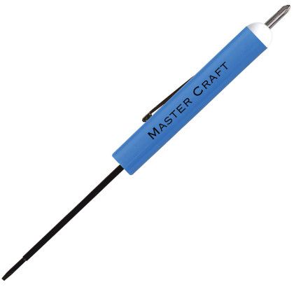 Custom Pocket Screwdriver - 2.5mm Tech Blade/ 0 Phillips Top - Bright Blue 
