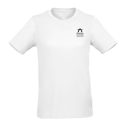 Custom Dara Women's Recycled Short Sleeve Tech Tee - White Custom Dara Women's Recycled Short Sleeve Tech Tee - White