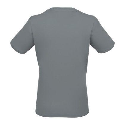 Custom Dara Women's Recycled Short Sleeve Tech Tee - Ouarry Back View Custom Dara Women's Recycled Short Sleeve Tech Tee - Ouarry Back View