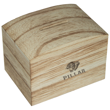 Custom Wood Bank - Laser Engraving - Natural Wood Custom Wood Bank - Laser Engraving - Natural Wood