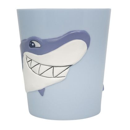 Custom Shark Drinking Cup - Pastel Blue Custom Shark Drinking Cup - Pastel Blue