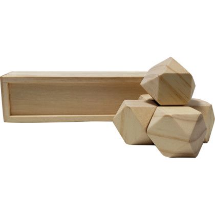 Custom Wooden Stacking Blocks  - Natural Wood All Parts