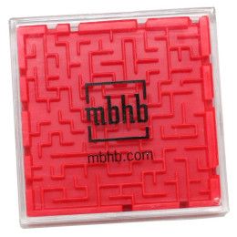 Custom 2-Sided Maze Puzzle - Red 