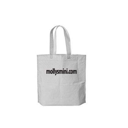 Custom Econo Gusset Bag - White