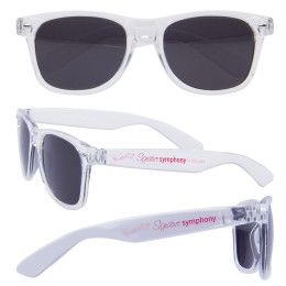 Custom Translucent Sunglasses - Clear