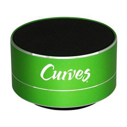 Custom Hockey Puck Bluetooth Speaker - Green 