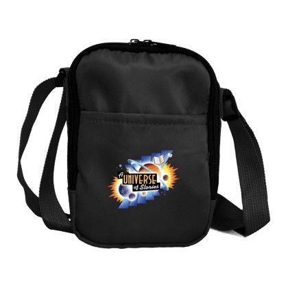 Custom Sporty Recycled Crossbody Bag - Black 