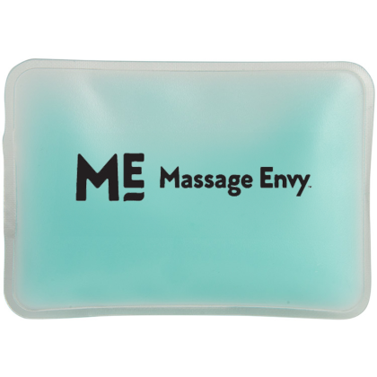 Custom Opaque Rectangle Chill Patch - Opaque Blue Front View