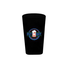 Custom 2 oz. Plastic Shot Glass, Full Color Digital - Black 