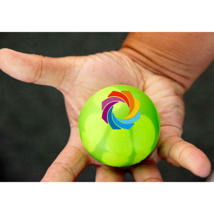 Custom COVID-19 Mood Ball Stress Reliever - Full Color - Lifestyle