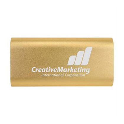 Custom 3600 mAh UL Voyager Power Bank - Light Gold 