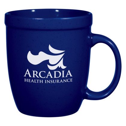 Custom 12 Oz Speckled Brew Mug - Cobalt
