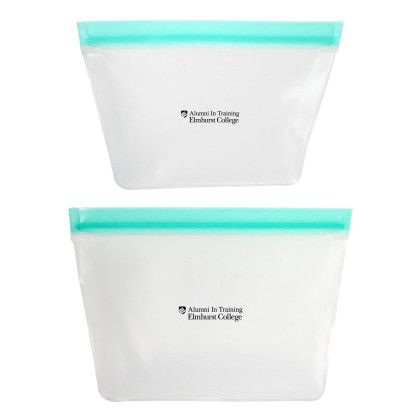 Custom Reusable Food Storage Bag Set - Mint Custom Reusable Food Storage Bag Set - Mint